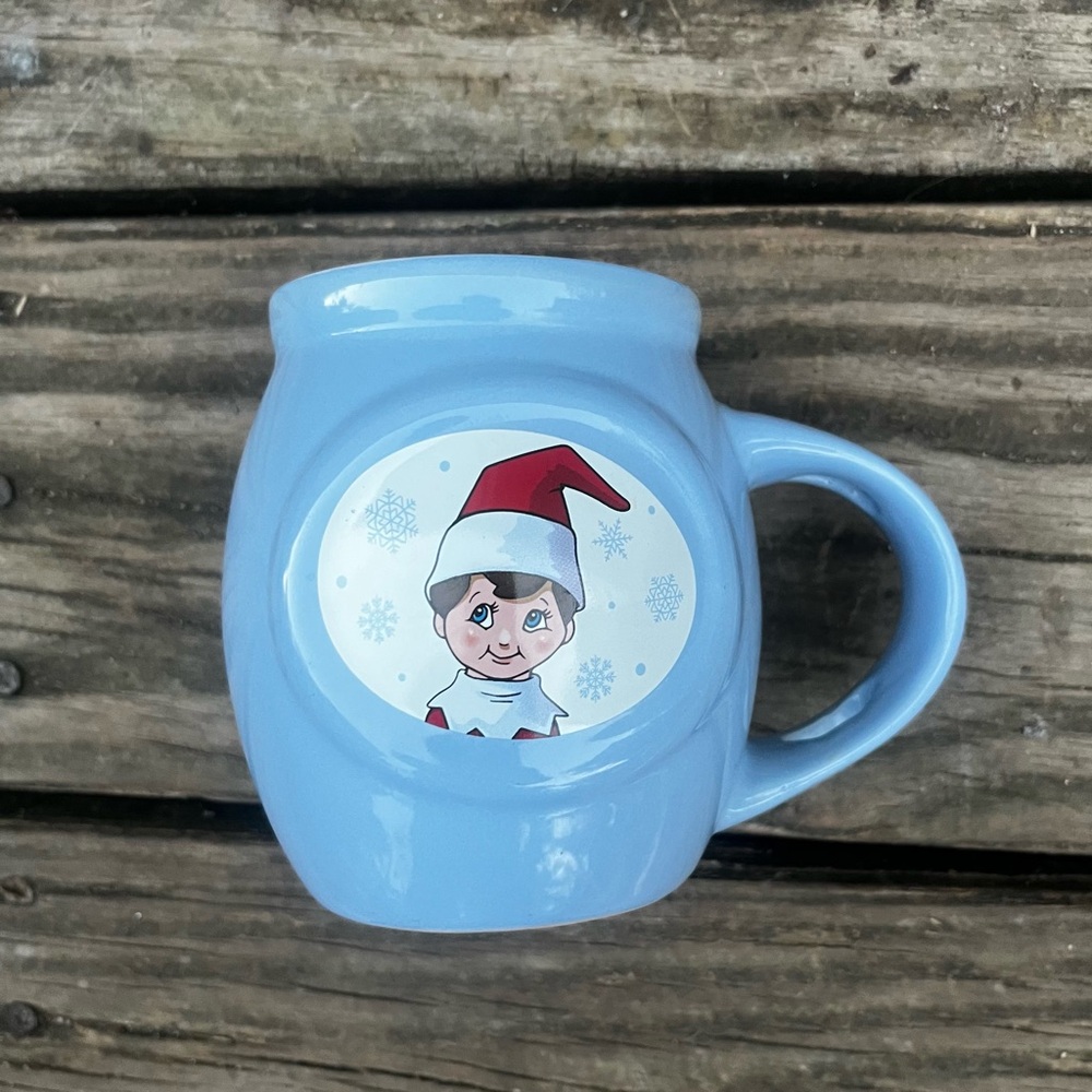 FRANKFORD CANDY LLC HOLIDAY ELF 2019 KIDS MUG WITH A HANDLE THAT HOLDS A SPOON